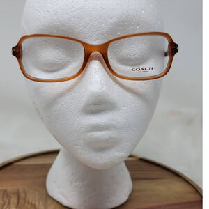 Coach 5251 Milky Saddie 52 17 135 HC6055 Laurel T Eyeglass Frames NWB